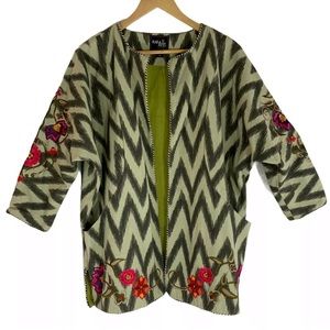 Rara Avis Iris Apfel Embroidered Dolman Jacket  XS